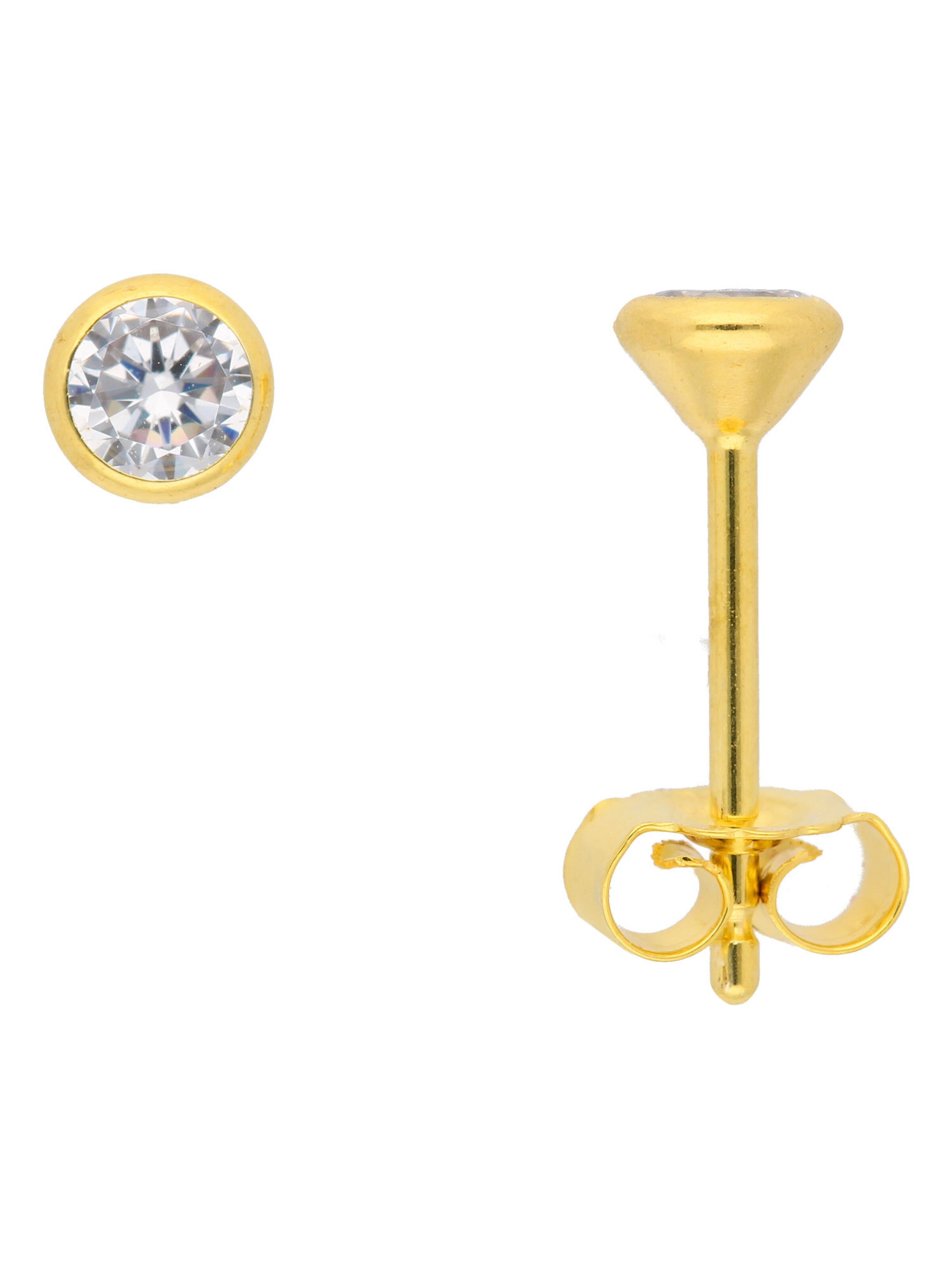 Adelia´s Ohrringe in Gold: Vorderseite