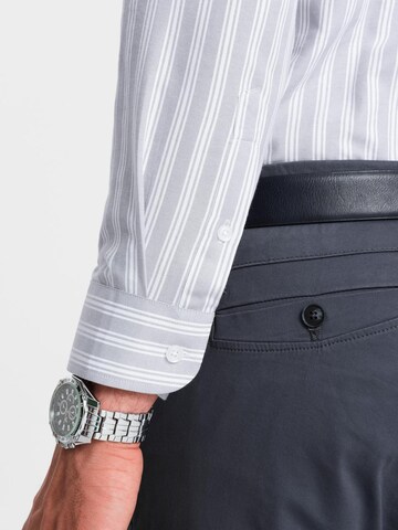 Fit confort Chemise Ombre en gris