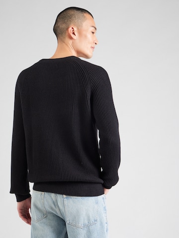 JACK & JONES Tröja 'JJPANNEL' i svart