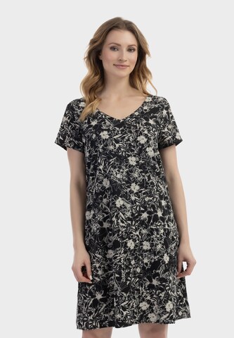 Robe d’été Usha en noir : devant