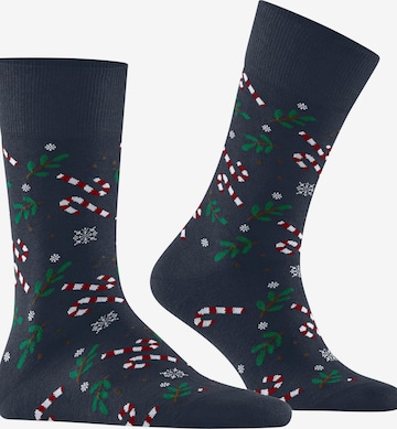 FALKE Socks 'Gift Blizzard' in Blue: front