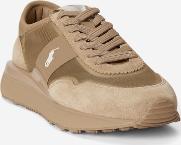 Sneaker bassa 'TRAIN 89' di Polo Ralph Lauren in marrone: frontale