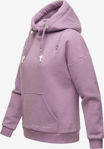 NAVAHOO - Sweatshirt 'Zuckerbärchen' em roxo