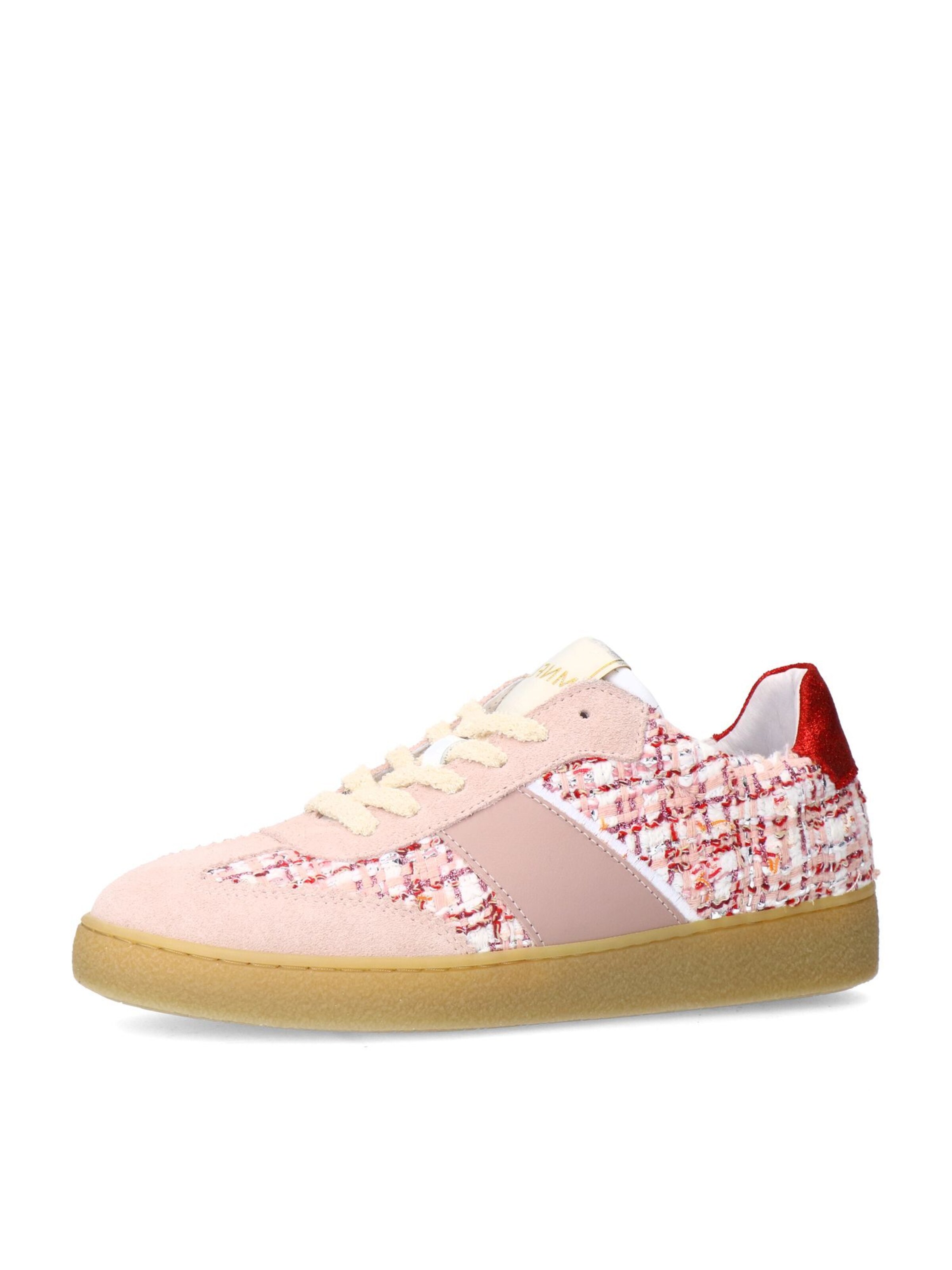 MANFIELD Sneaker in rosé / hellpink / rot, Produktansicht