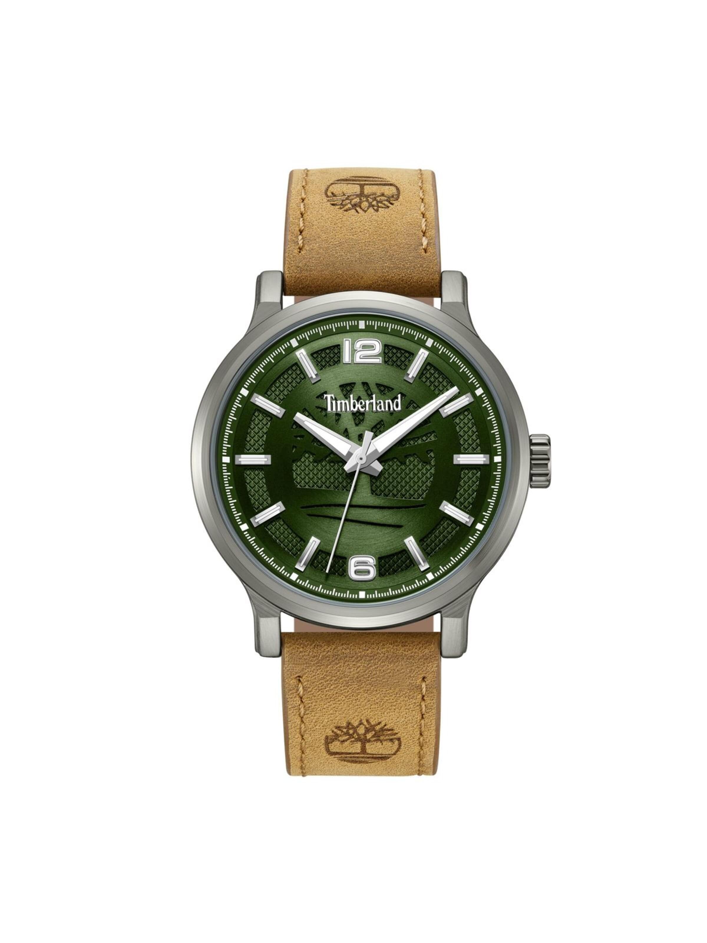 Montre à affichage analogique TIMBERLAND en vert : devant
