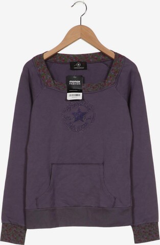 CONVERSE Sweatshirt & Zip-Up Hoodie in M in Purple: front