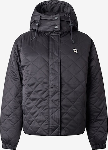 Karl Lagerfeld - Chaqueta de invierno 'IKON' en negro: frente