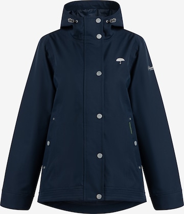 Veste fonctionnelle 'Bridgeport' Schmuddelwedda en bleu : devant