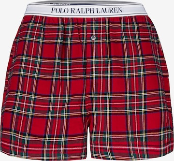 Pantalon de pyjama ' Cozy Flannel ' Polo Ralph Lauren en rouge : devant