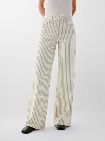 Scalpers Regular Denim Stripes Pant ' ' in Beige