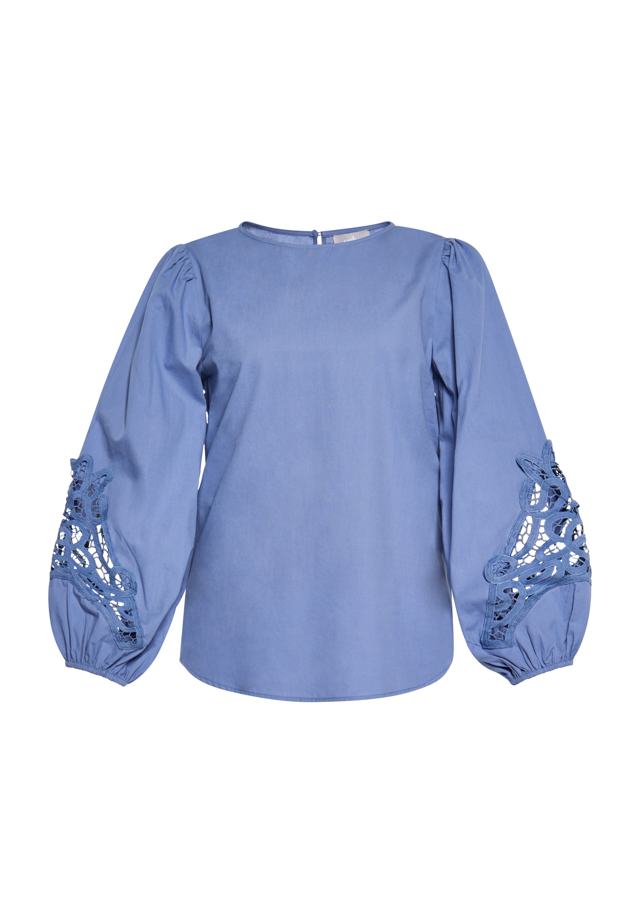 Usha Bluse i blå: forside