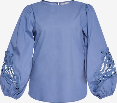 Usha Bluse in taubenblau, Produktansicht