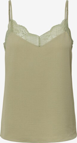 Top 'TIFFANY' di PIECES in verde: frontale