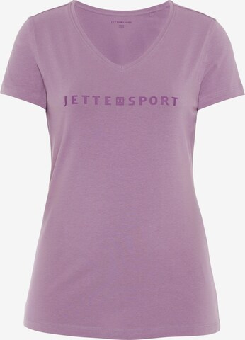 Jette Sport T-Shirt in Lila: predná strana