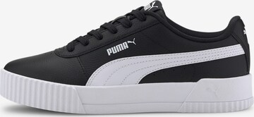 PUMA סניקרס נמוכות בשחור: מלפנים