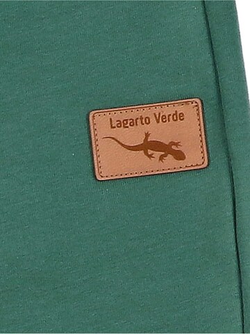 Lagarto Verde Regular Sports trousers in Green