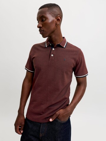 JACK & JONES Shirt 'paulos' in Red