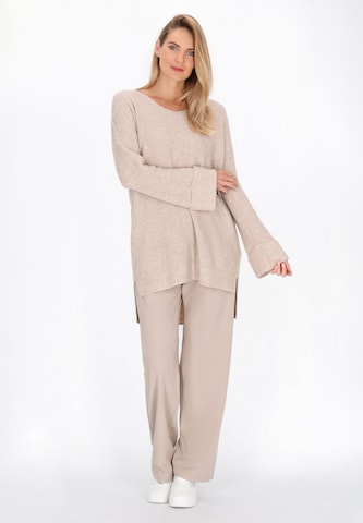 Pull-over usha WHITE LABEL en beige : devant