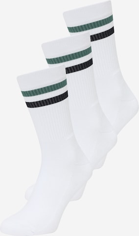 BJÖRN BORG Къси чорапи в бяло: отпред