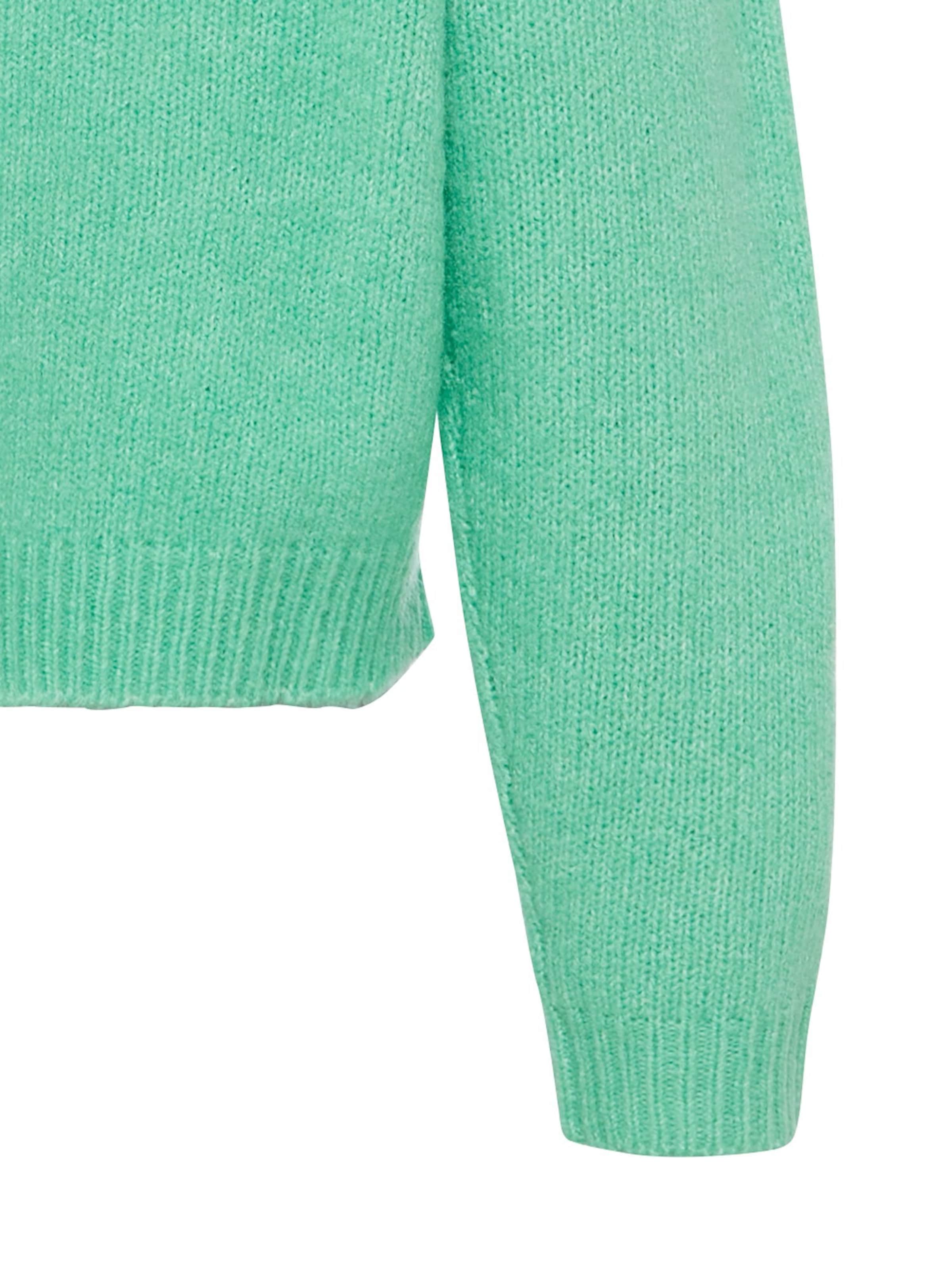 CAMEL ACTIVE Strickpullover aus einem Wollmix in Grün