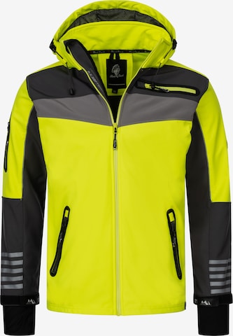 Rock Creek Outdoor jacket ' Outdoor ' in Yellow: front