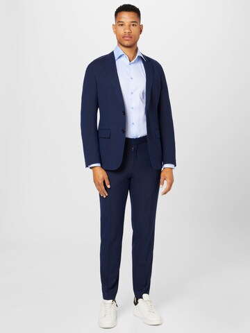 BOSS Black Regular Suit 'Huge' in Blue