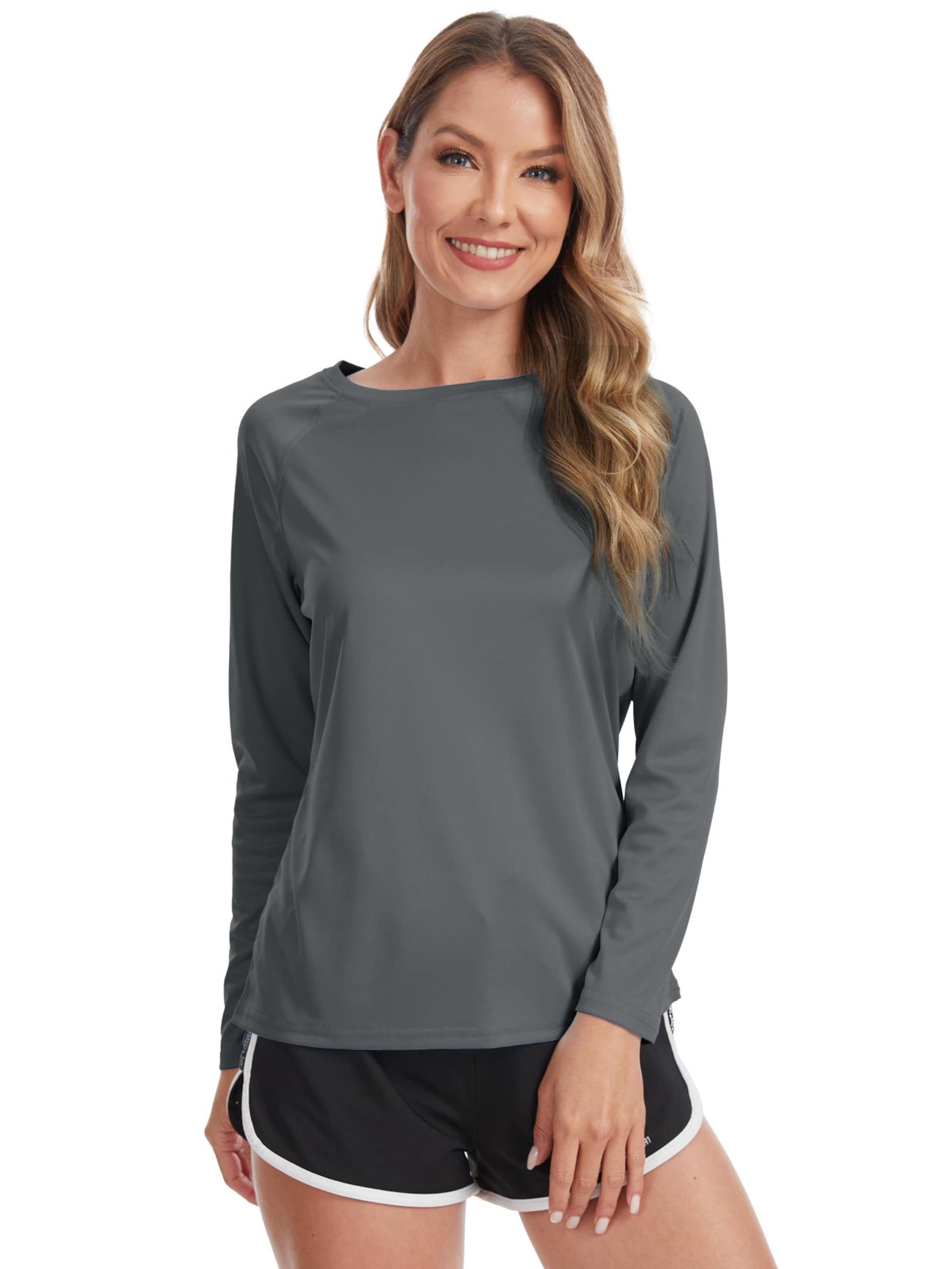 MEETWEE Shirt 'Rash Guard UPF 50+ UV shirt' in Grey