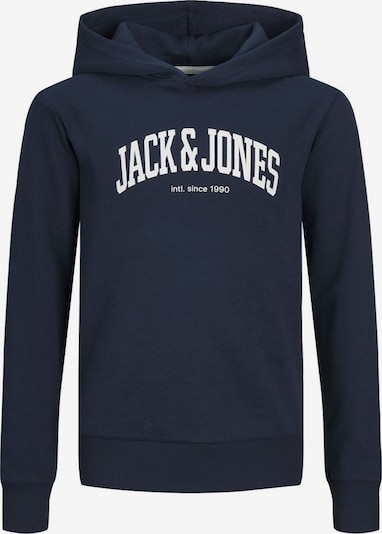Jack & Jones Junior Μπλούζα φούτερ 'JOSH' σε ναυτικό μπλε / λευκό, Άποψη προϊόντος