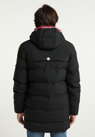 DreiMaster Maritim Winterparka in Schwarz