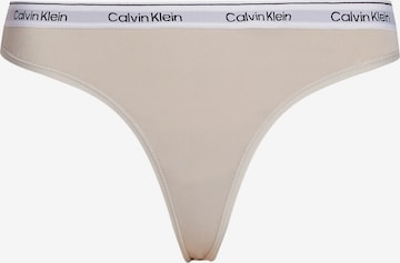 String Calvin Klein Underwear en beige : devant