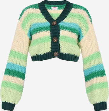 MYMO Kofta 'Young Fashion' i grön: framsida