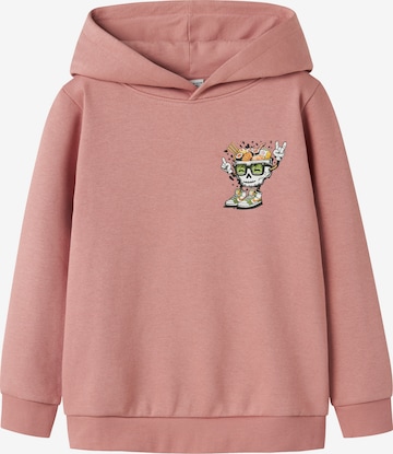NAME IT - Sudadera con cremallera 'NKMTRISTAN' en rosa: frente