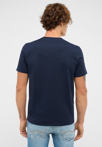 MUSTANG T-Shirt ' Austin ' in Blau