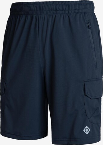 Pantalon 'PANTALÓN CORTO MONTAÑA HOMBRE DERBY M' Izas en bleu : devant