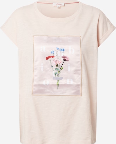 s.Oliver T-Shirt in mischfarben / hellpink, Produktansicht