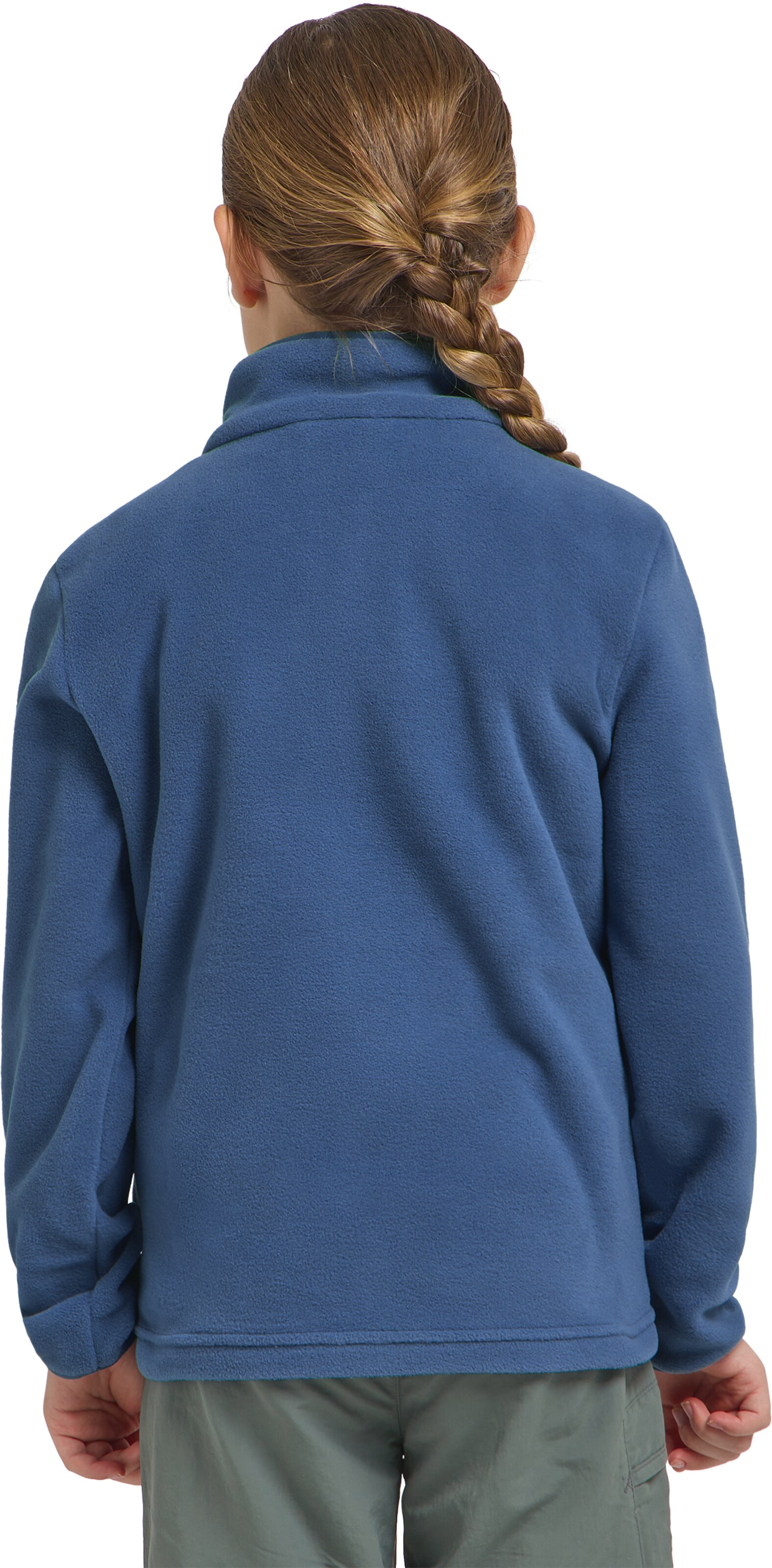 JACK WOLFSKIN Athletic Fleece Jacket in Blue