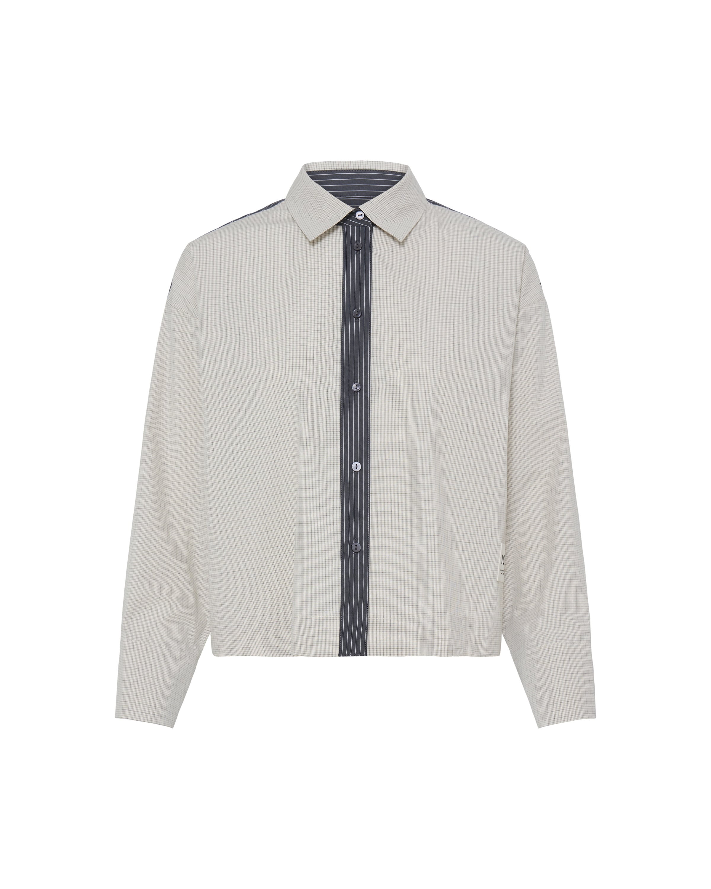 ICHI Bluse i grå: forside