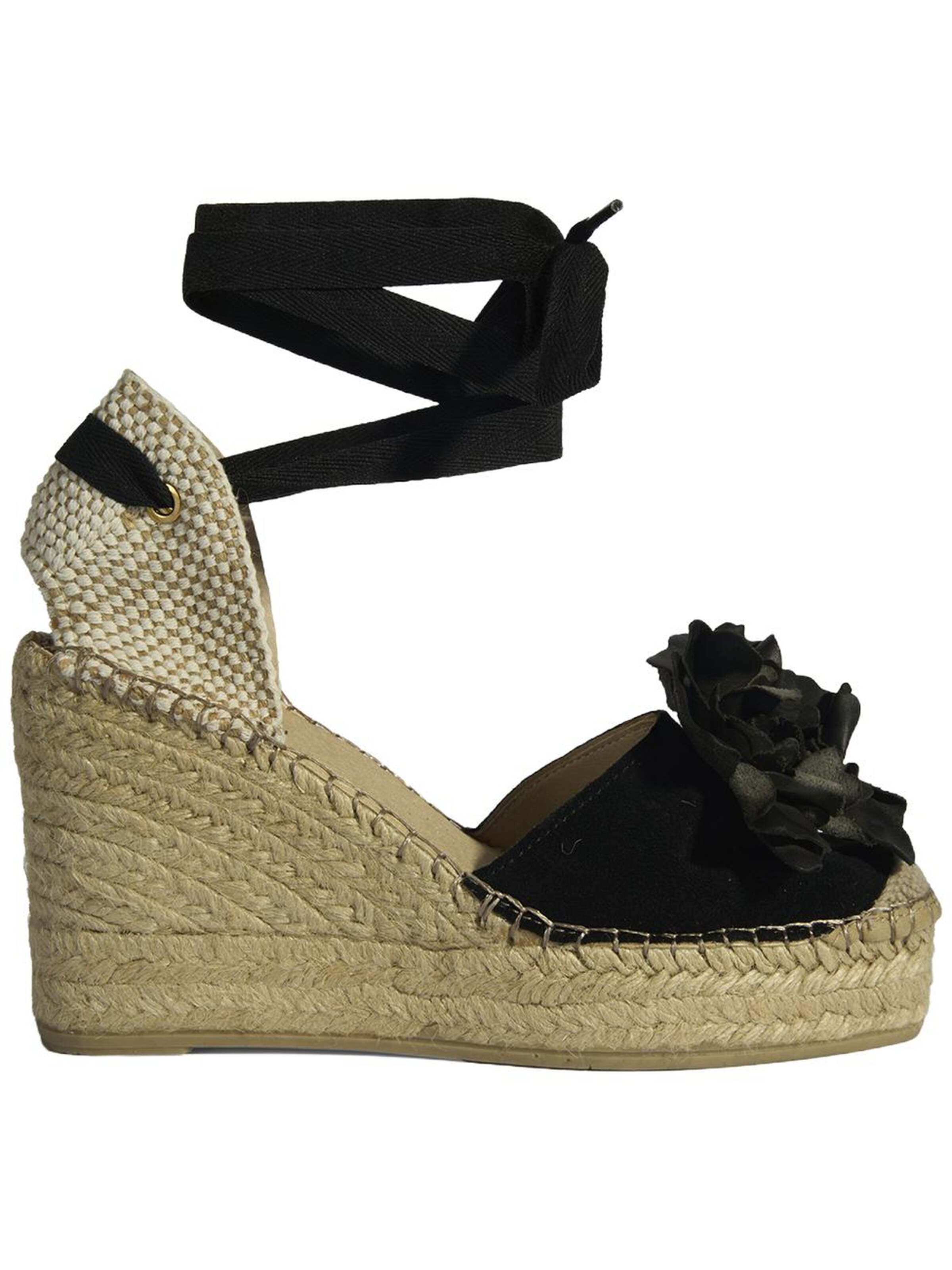 Desa Espadrilles 'Keil-Espadrilles' in Black