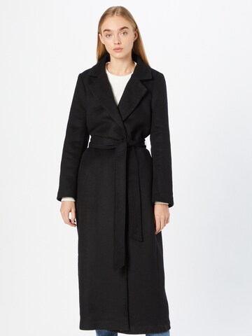 ABOUT YOU x MOGLI Between-Seasons Coat 'Zoe' in Black: front