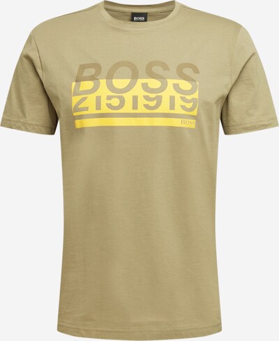 BOSS ATHLEISURE Тениска в жълто / Каки, Преглед на продукта