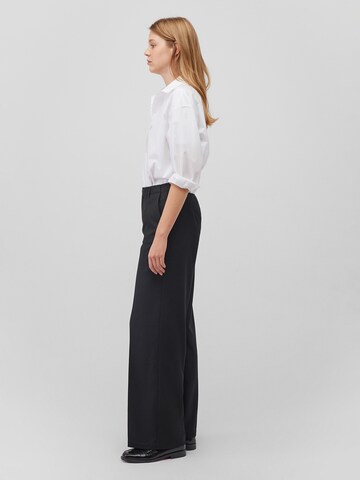Mavi Wide leg Pleated Pants in Black