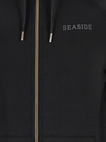 Seaside Sweat jacket 'Lounge' in Black