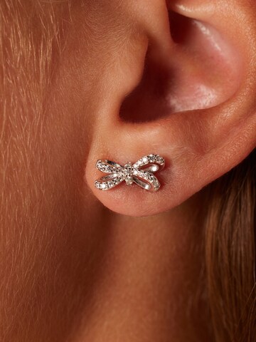 Lucardi Ohrringe 'Statement' in Silber: Vorderseite