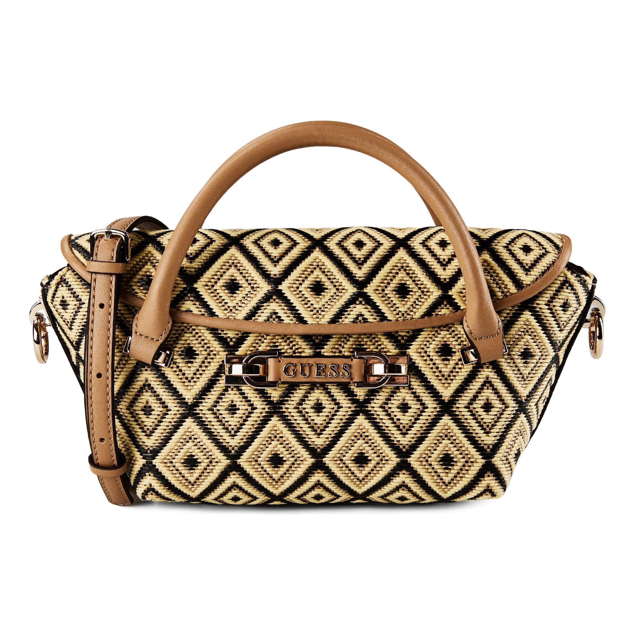 Sacs à main 'Sophia' GUESS en marron : devant