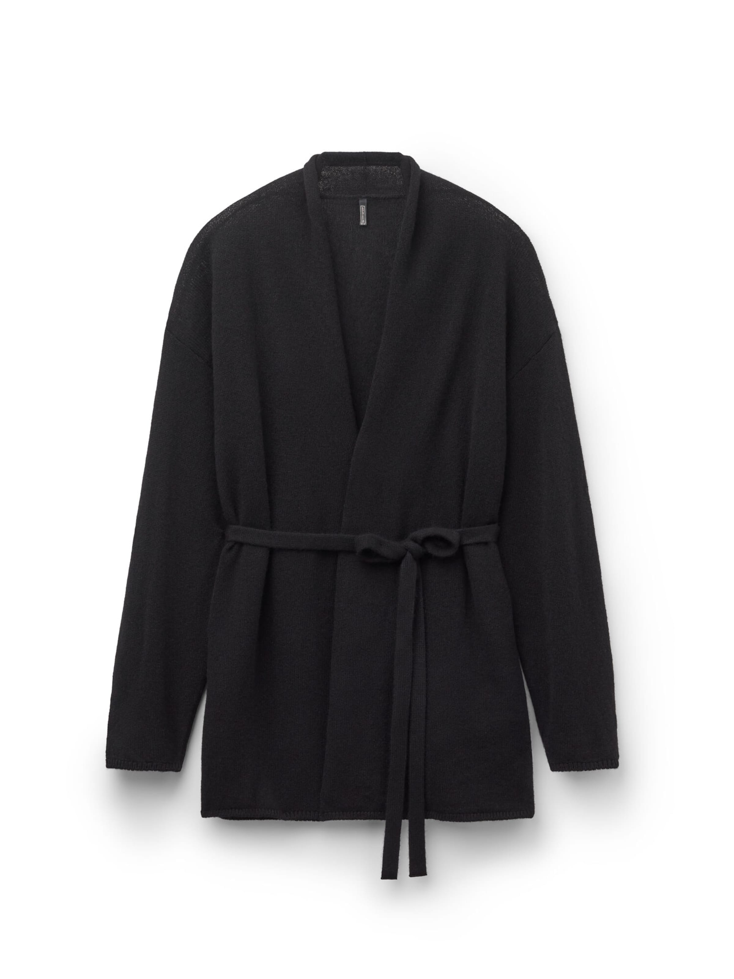 INTIMISSIMI Strickjacke in Schwarz: Vorderseite
