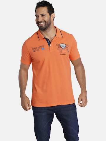 T-Shirt Jan Vanderstorm en orange : devant