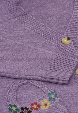 IMMY Knit Cardigan in Purple