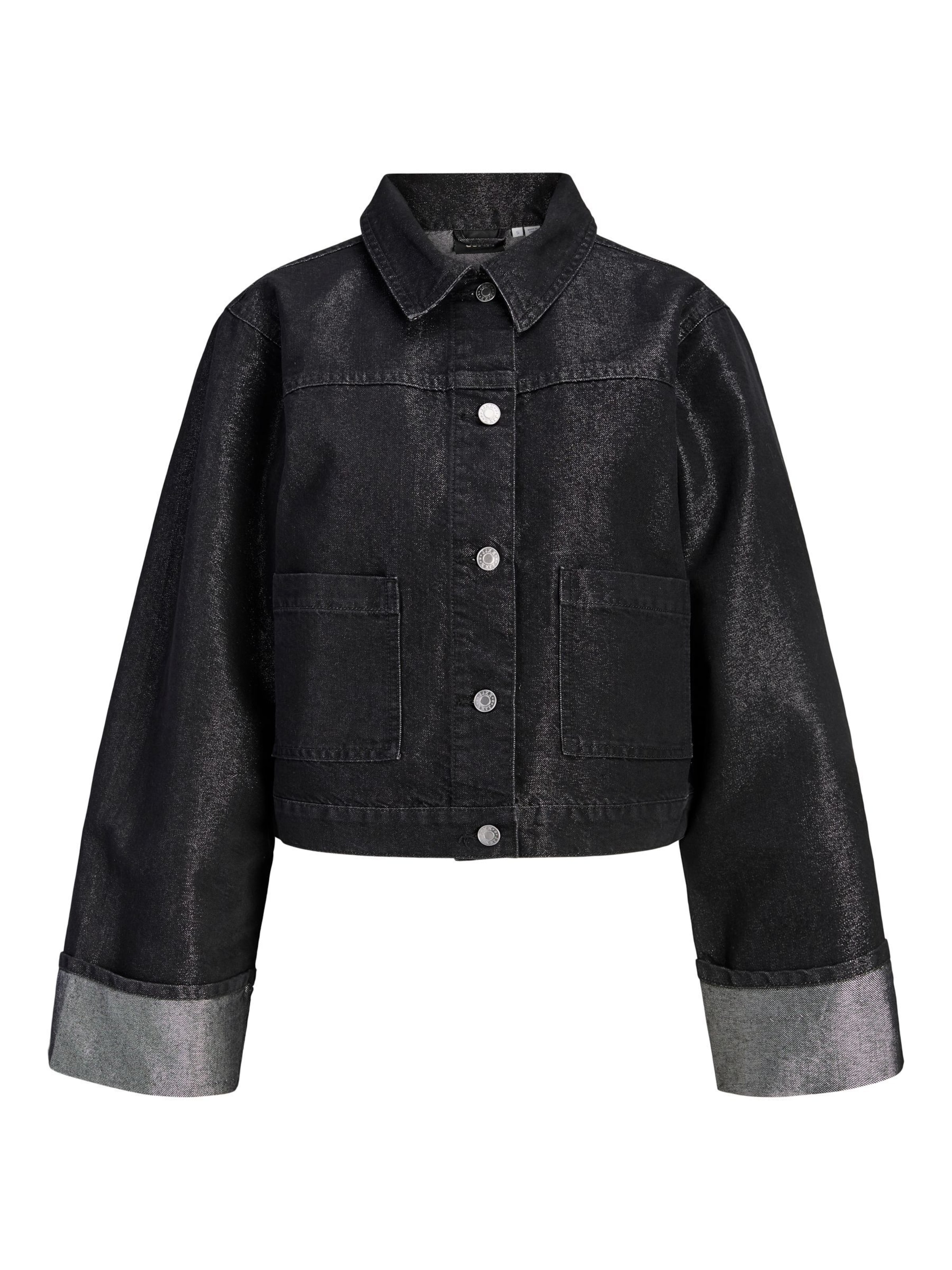Veste mi-saison 'VEGA' JJXX en noir : devant