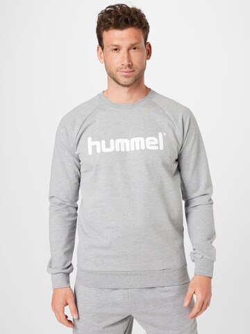 Hummel Спортен блузон в сиво: отпред