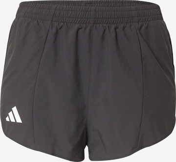 ADIDAS PERFORMANCE Regular Sportbyxa 'ADIZERO' i svart: framsida